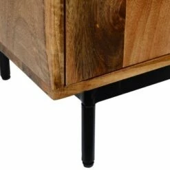 Mango Wood with 2 Open Compartments TV Stand for TVs up to 55" Brown/Black - The Urban Port -Cheap TV Stands Store unnamed file 4153