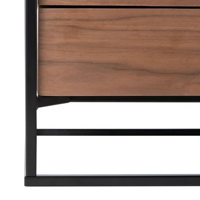 Lollita TV Stand for TVs up to 60" Walnut - Safavieh 10 Lollita TV Stand for TVs up to 60" Walnut - Safavieh - Image 8