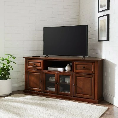Shelby Corner TV Stand for TVs up to 65" - Crosley White 5 Shelby Corner TV Stand for TVs up to 65" - Crosley White - Image 3