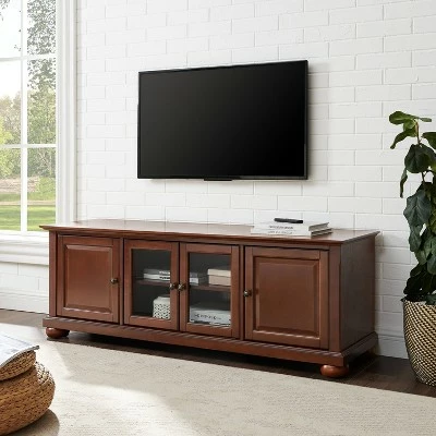 Alexandria TV Stand for TVs up to 60" Mahogany - Crosley 6 Alexandria TV Stand for TVs up to 60" Mahogany - Crosley - Image 4