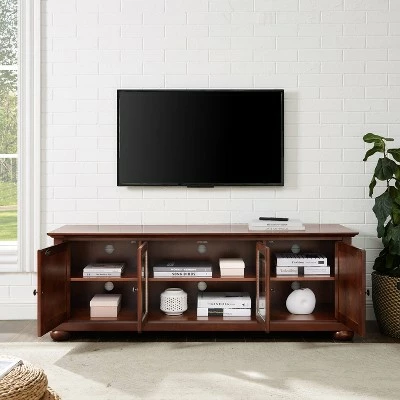Alexandria TV Stand for TVs up to 60" Mahogany - Crosley 8 Alexandria TV Stand for TVs up to 60" Mahogany - Crosley - Image 6