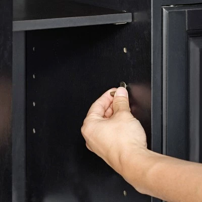 Alexandria Low Profile TV Stand for TVs up to 60" Black - Crosley 11 Alexandria Low Profile TV Stand for TVs up to 60" Black - Crosley - Image 9