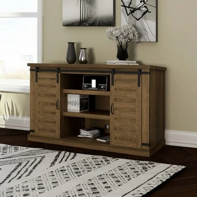 Brighton Console TV Stand for TVs up to 56" Brown - RST Brands 3 Brighton Console TV Stand for TVs up to 56" Brown - RST Brands