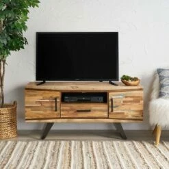 Antwerp Boho TV Stand for TVs up to 53" Tan - Christopher Knight Home