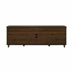 Whitton Modern Transitional Geometric 2 Door TV Stand for TVs up to 80" - Saracina Home Dark Walnut -Cheap TV Stands Store unnamed file 4329