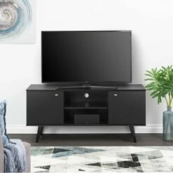 Mid-Century Modern TV Stand for TVs up to 65" Black - Prepac -Cheap TV Stands Store unnamed file 4351