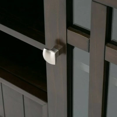 Tall Freemont Solid Wood TV Stand for TVs up to 60" Dark Tobacco Brown - WyndenHall 4 Tall Freemont Solid Wood TV Stand for TVs up to 60" Dark Tobacco Brown - WyndenHall - Image 2