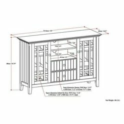 Tall Freemont Solid Wood TV Stand for TVs up to 60" Dark Tobacco Brown - WyndenHall 11 Tall Freemont Solid Wood TV Stand for TVs up to 60" Dark Tobacco Brown - WyndenHall -Cheap TV Stands Store unnamed file 4377