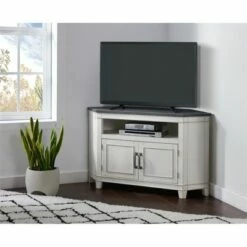 Del Mar 50" Corner TV Stand White and Gray - Martin Svensson Home -Cheap TV Stands Store unnamed file 439