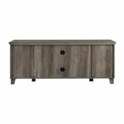 Rustic Farmhouse 2 Door TV Stand for TVs up to 65" - Saracina Home Dark Walnut -Cheap TV Stands Store unnamed file 4409