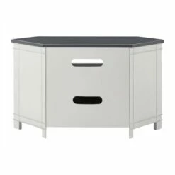 Del Mar 50" Corner TV Stand White and Gray - Martin Svensson Home -Cheap TV Stands Store unnamed file 441
