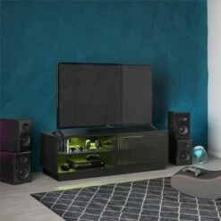 Glitch Gaming TV Stand for TVs up to 60" - NTENSE White -Cheap TV Stands Store unnamed file 4495