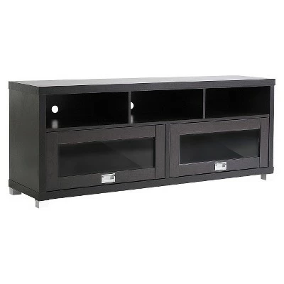 Baxton Studio Modern TV Stand for TVs up to 62" Dark Brown - Wholesale Interiors 3 Baxton Studio Modern TV Stand for TVs up to 62" Dark Brown - Wholesale Interiors