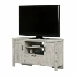 Lionel Corner TV Stand for TVs up to 48" Light Gray - South Shore -Cheap TV Stands Store unnamed file 453