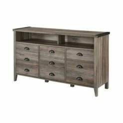 Industrial Farmhouse Console TV Stand for TVs up to 58" - Saracina Home Faux Dark Concrete/rustic Oak 19 Industrial Farmhouse Console TV Stand for TVs up to 58" - Saracina Home Faux Dark Concrete/rustic Oak -Cheap TV Stands Store unnamed file 4568