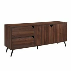 Mid-Century Modern Closed Storage TV Stand for TVs up to 65" - Saracina Home Birch -Cheap TV Stands Store unnamed file 4574