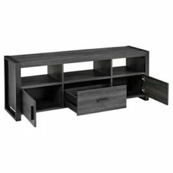 Urban Industrial Steel Leg TV Stand for TVs up to 65" Charcoal - Saracina Home -Cheap TV Stands Store unnamed file 4577