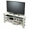15" Corner TV Stand for TVs up to 60" Washed Oak - Inval