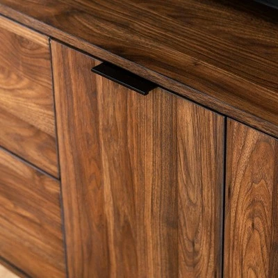 Rockwell Modern Storage TV Stand for TVs up to 46" - Saracina Home Dark Walnut 7 Rockwell Modern Storage TV Stand for TVs up to 46" - Saracina Home Dark Walnut - Image 5