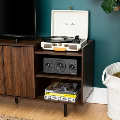 Rockwell Modern Storage TV Stand for TVs up to 46" - Saracina Home Dark Walnut 10 Rockwell Modern Storage TV Stand for TVs up to 46" - Saracina Home Dark Walnut - Image 8