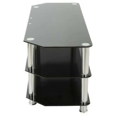 AVF Cable Management and TV Stand for TVs up to 60" Silver/black 4 AVF Cable Management and TV Stand for TVs up to 60" Silver/black - Image 2