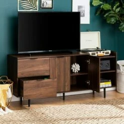 Rockwell Modern Storage TV Stand for TVs up to 46" - Saracina Home Dark Walnut 24 Rockwell Modern Storage TV Stand for TVs up to 46" - Saracina Home Dark Walnut -Cheap TV Stands Store unnamed file 4640