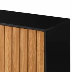 Kumi Modern Boho Solid Wood Plank Door with Cord Management TV Stand for TVs up to 85" - Saracina Home Caramel/white -Cheap TV Stands Store unnamed file 4654