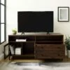 Modern Storage TV Stand for TVs up to 60" - Saracina Home Dark Walnut -Cheap TV Stands Store unnamed file 4658