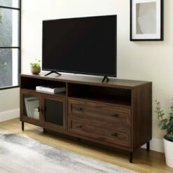 Modern Storage TV Stand for TVs up to 60" - Saracina Home Dark Walnut 12 Modern Storage TV Stand for TVs up to 60" - Saracina Home Dark Walnut -Cheap TV Stands Store unnamed file 4660