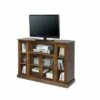 Summit Highboy TV Stand for TVs up to 50" Dark Walnut - Breighton Home
