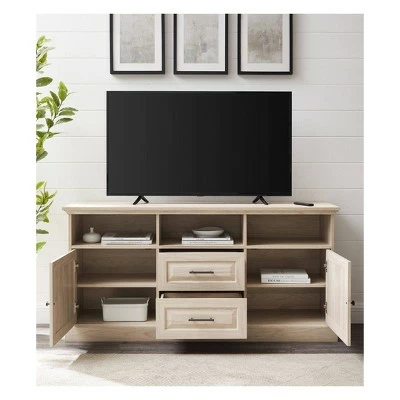 Alastair Transitional Classic TV Stand for TVs up to 65" - Saracina Home Birch 3 Alastair Transitional Classic TV Stand for TVs up to 65" - Saracina Home Birch