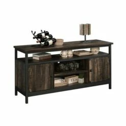 60" Steel River Credenza - Sauder Distressed Brown -Cheap TV Stands Store unnamed file 4679