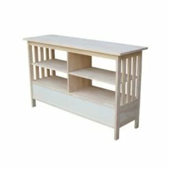 Concepts TV Stand for TVs up to 52" Unfinished - International Concepts -Cheap TV Stands Store unnamed file 4719