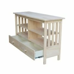 Concepts TV Stand for TVs up to 52" Unfinished - International Concepts -Cheap TV Stands Store unnamed file 4722