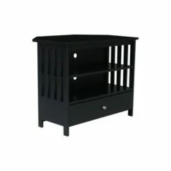 Mission Corner TV Stand for TVs up to 38" - International Concepts White -Cheap TV Stands Store unnamed file 475