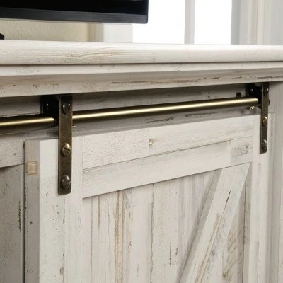 Dakota Pass TV Stand for TVs up to 70" White Plank - Sauder 4 Dakota Pass TV Stand for TVs up to 70" White Plank - Sauder - Image 2