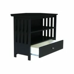 Mission Corner TV Stand for TVs up to 38" - International Concepts White -Cheap TV Stands Store unnamed file 480