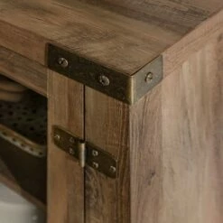 Clarabelle Farmhouse Glass Barn Door TV Stand for TVs up to 65" - Saracina Home Stone Gray -Cheap TV Stands Store unnamed file 4822