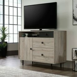 Linden Market TV Stand for TVs up to 47" Split Oak - Sauder