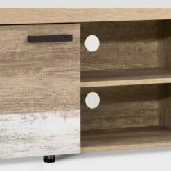 Joliet Duotone TV Bench for TVs up to 80" - CorLiving Gray/black -Cheap TV Stands Store unnamed file 4875