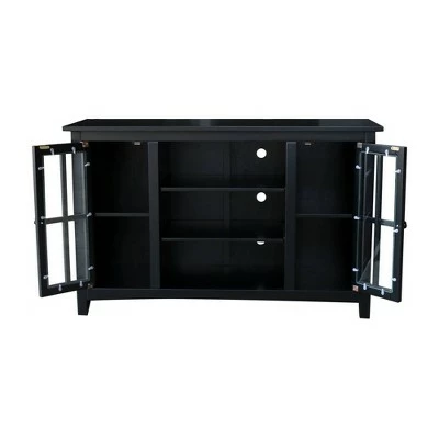 52" Entertainment TV Stand with 2 Doors - International Concepts Ocean Blue/antiqued Rubbed 9 52" Entertainment TV Stand with 2 Doors - International Concepts Ocean Blue/antiqued Rubbed - Image 7