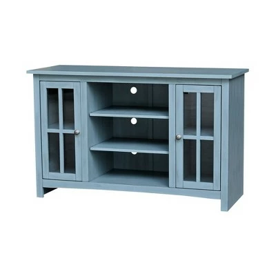 52" Entertainment TV Stand with 2 Doors - International Concepts Ocean Blue/antiqued Rubbed 12 52" Entertainment TV Stand with 2 Doors - International Concepts Ocean Blue/antiqued Rubbed - Image 10
