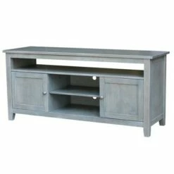 62" Entertainment TV Stand with 2 Doors - International Concepts Washed Gray/taupe -Cheap TV Stands Store unnamed file 4916