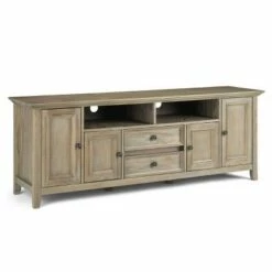 Halifax Wide TV Stand for TVs up to 80" - WyndenHall Hickory Brown -Cheap TV Stands Store unnamed file 4936