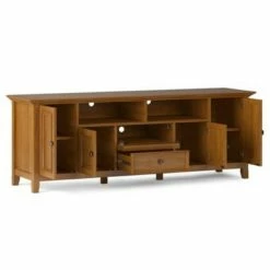 Halifax Wide TV Stand for TVs up to 80" - WyndenHall Hickory Brown -Cheap TV Stands Store unnamed file 4939