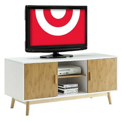 Oslo TV Stand for TVs up to 50" White - Breighton Home 3 Oslo TV Stand for TVs up to 50" White - Breighton Home
