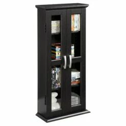 41" Wood Media Storage Tower Cabinet - Saracina Home Driftwood 18 41" Wood Media Storage Tower Cabinet - Saracina Home Driftwood -Cheap TV Stands Store unnamed file 501