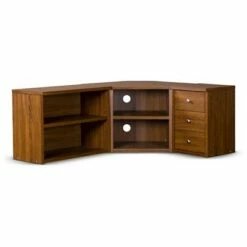 Commodore TV Stand for TVs up to 55" Brown - Baxton Studio