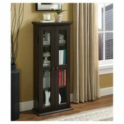 41" Wood Media Storage Tower Cabinet - Saracina Home Driftwood 19 41" Wood Media Storage Tower Cabinet - Saracina Home Driftwood -Cheap TV Stands Store unnamed file 502