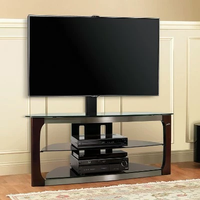 Bell'O TPC2133 Triple Play 52 Inch Wood Audio/Video System Versatile Home TV Stand Entertainment System for TVs Up to 60 Inches, Dark Espresso 4 Bell'O TPC2133 Triple Play 52 Inch Wood Audio/Video System Versatile Home TV Stand Entertainment System for TVs Up to 60 Inches, Dark Espresso - Image 2